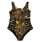 Plus Size Cut-Out One-Piece Swimsuit