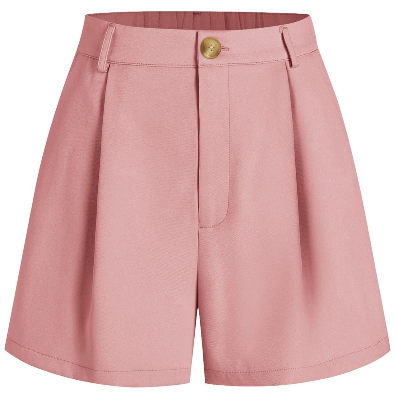 2024 Women's High-Waist Casual Shorts with Pockets