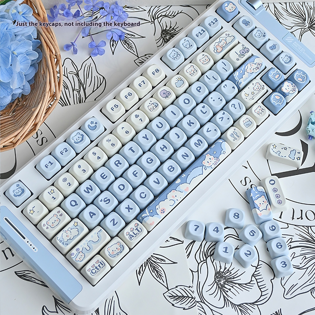 Ice Cream Teddy Bear Keycap | Home Decor