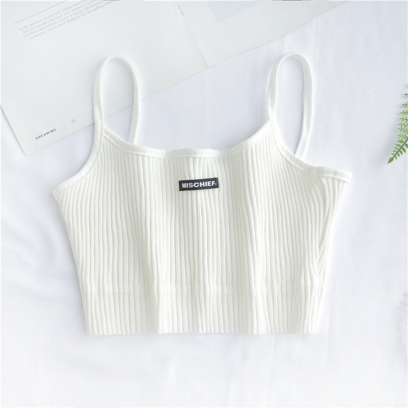 2020 New Women's Sleeveless Embroidered Tank Top