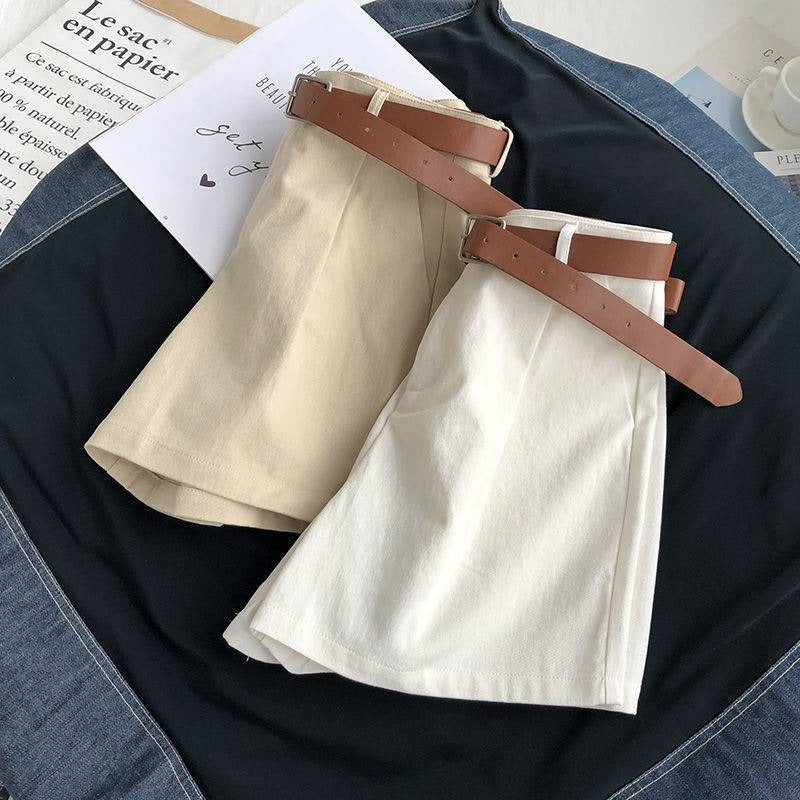 High Waist Wide Leg Women's Shorts