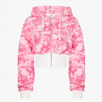 Y2K Hip Hop Cropped Hoodie & Sweatpants Set