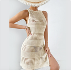 Knit Crochet Beach Cover-Up Dress