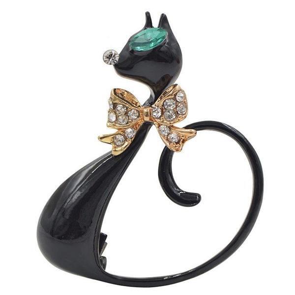 Black Cat Brooch