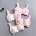 Girls' Cotton Tube Top Vest for Ages 12-18