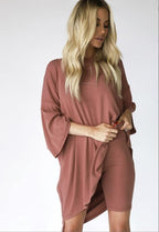 Women's Casual Short Sleeve T-shirt & Shorts Set