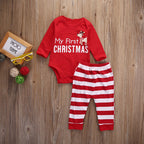 Children's Christmas Reindeer Bodysuit Set