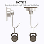 4Pcs 8 Pcs Magnetic Hooks,Heavy Duty 30LBS Neodymium Magnet Hook with Rust Proof for Indoor Outdoor Hanging,Refrige,Grill,Kitchen,Key Holder Silver | Accessory