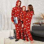 Christmas Family Matching Santa Claus Hooded Onesie Pajamas