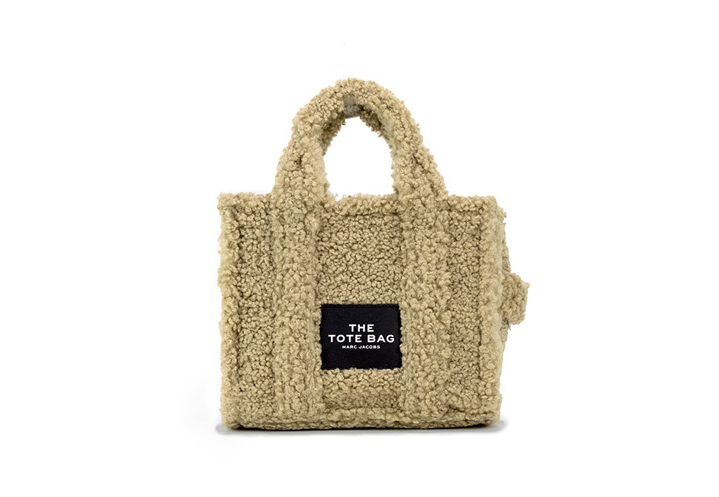 Marc Jacobs The Small Teddy Beige Fabric Tote | Organic Cotton
