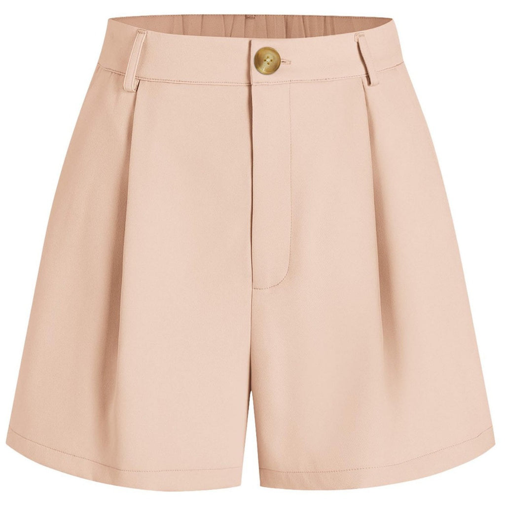 2024 Women's High-Waist Casual Shorts with Pockets