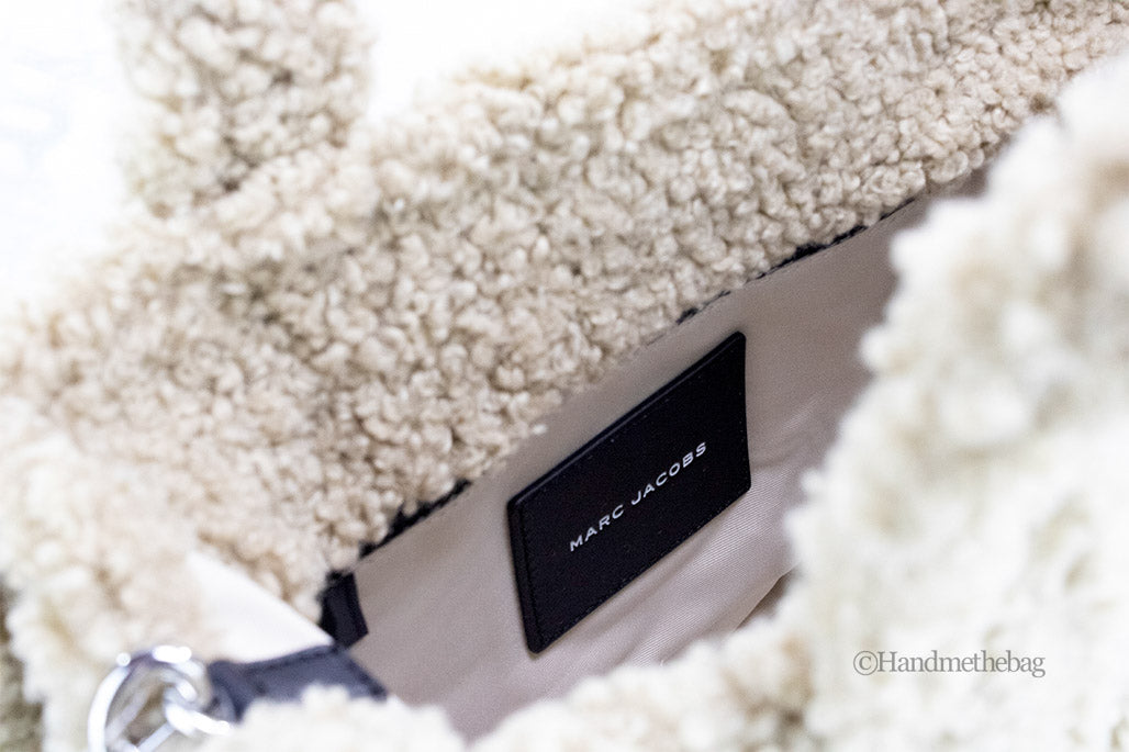 Marc Jacobs The Small Teddy Beige Fabric Tote | Organic Cotton