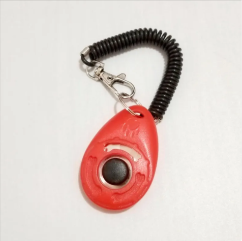 Dog Training Clicker with Wrist Strap, Handheld Button Clicker for Puppy Obedience & Positive Reinforcement Training