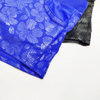 Men's Floral Embossed Swim Trunks