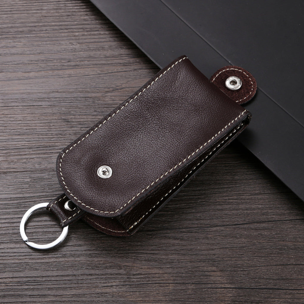 Leather Car Key Holder with Custom Logo | Accessory
