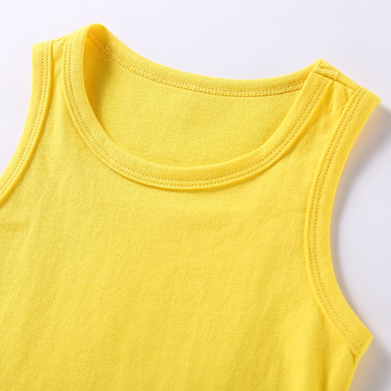 Kids' Cartoon Truck Sleeveless Tank Top
