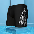 Men's Flame Print Swim Trunks