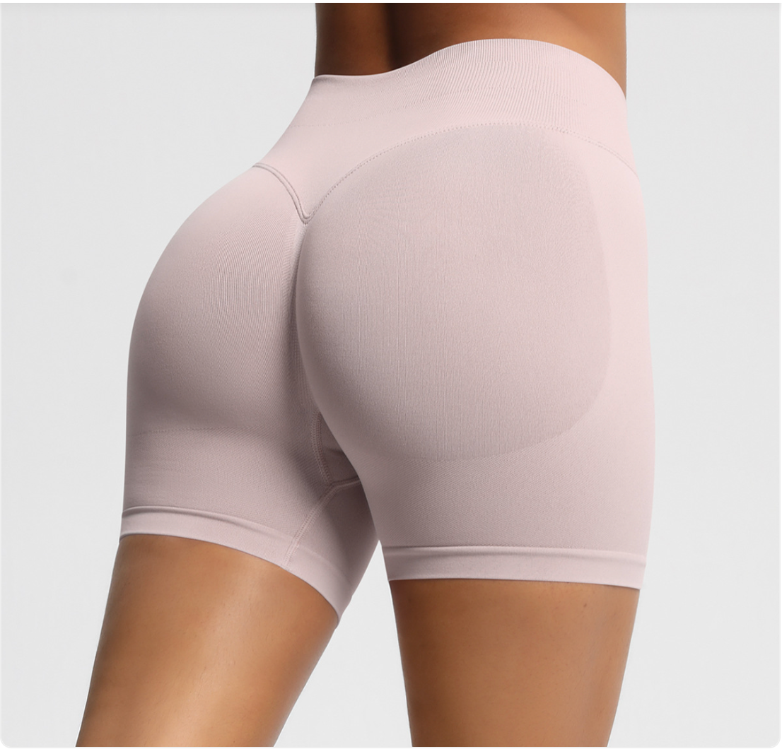 Women's Seamless High Waist Fitness Shorts