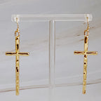 Slim And Stylish Cross Earrings | Christian Jewelry