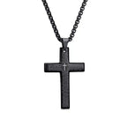 Lord's Prayer Cross Pendant Necklace