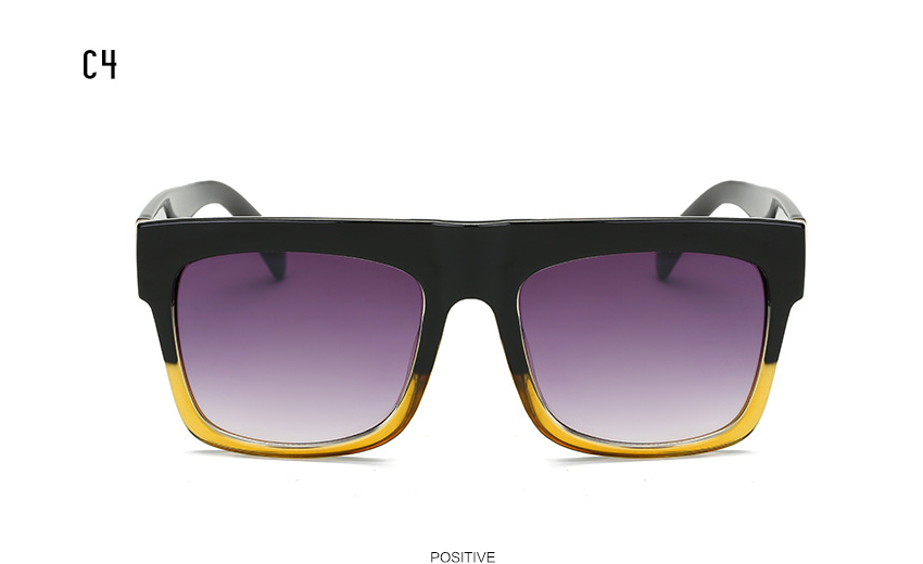 Flat-Top Oversized Sunglasses