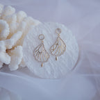Zircon Butterfly Wing Drop Earrings