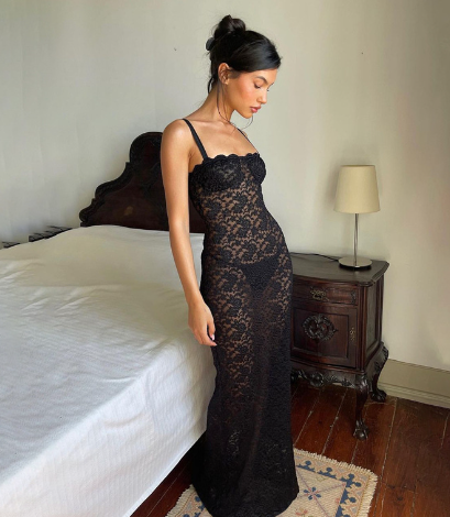 Perspective Dress, Spaghetti Strap Dress, Dress