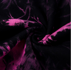 Tie-Dye Crop Top and Shorts Set (Hip Hop Style)
