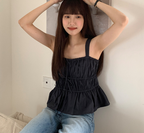 2020 Summer Korean Style Sleeveless Crop Top for Women