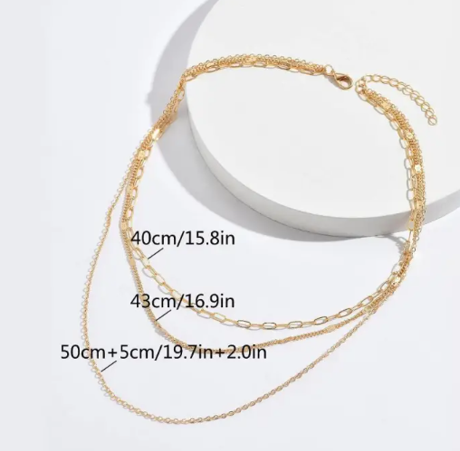 Layered Cross Necklace