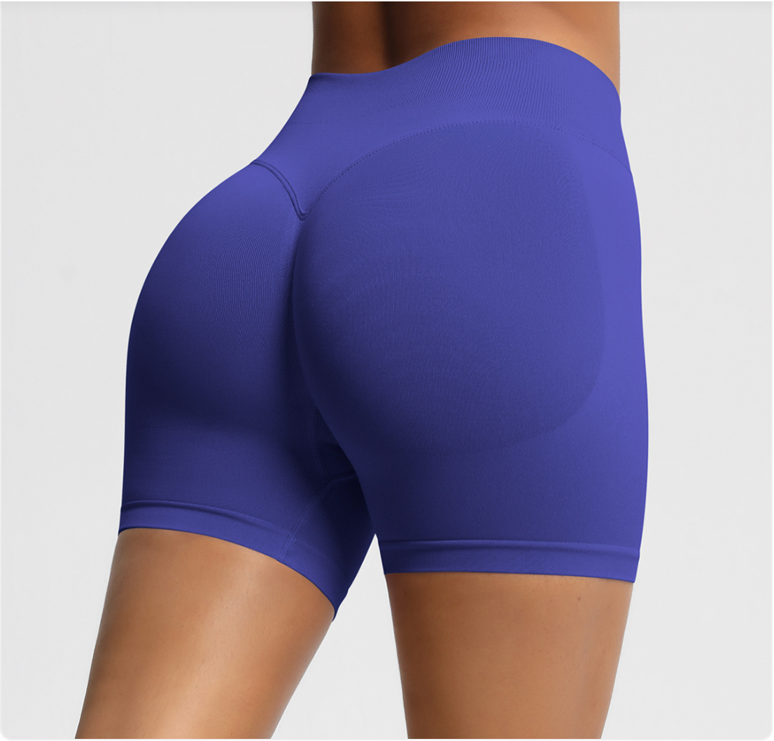 Women's Seamless High Waist Fitness Shorts