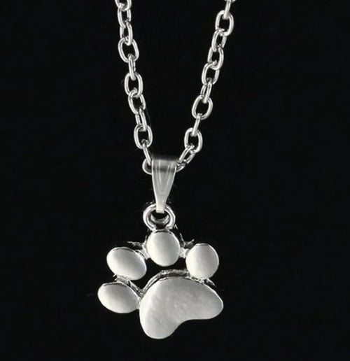 Animal Paw Pendant Necklace