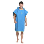 Hooded Quick-Dry Beach Changing Towel Poncho