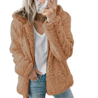 Elegant Thick Faux Fur Teddy Coat for Women