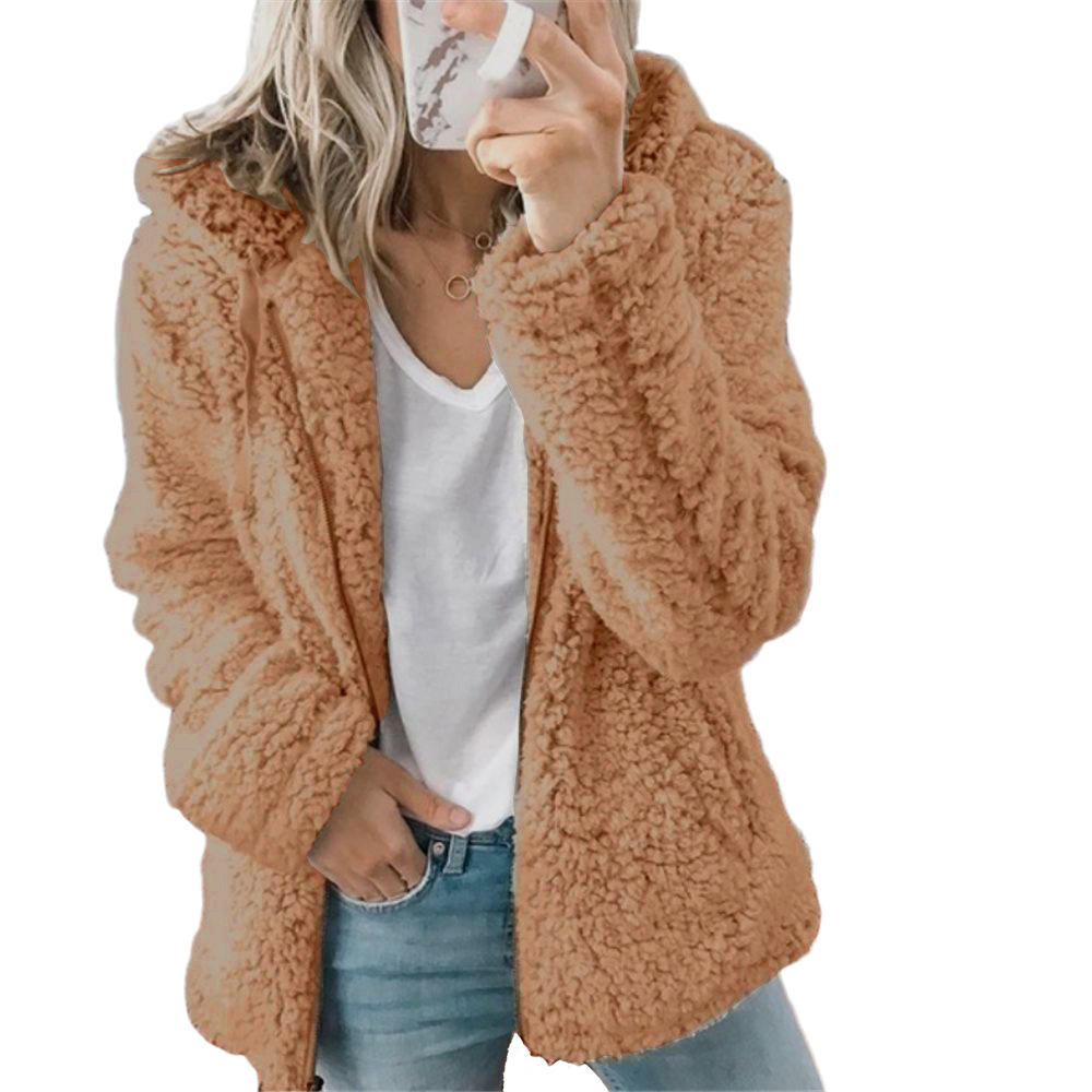 Elegant Thick Faux Fur Teddy Coat for Women