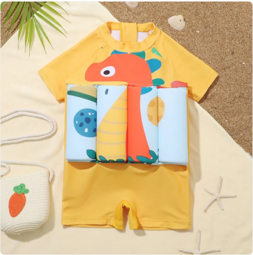 Kids Dinosaur Buoyancy Swimsuit