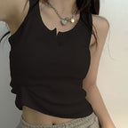 "Sleeveless Women's Casual Sexy Fashion Tank Top"