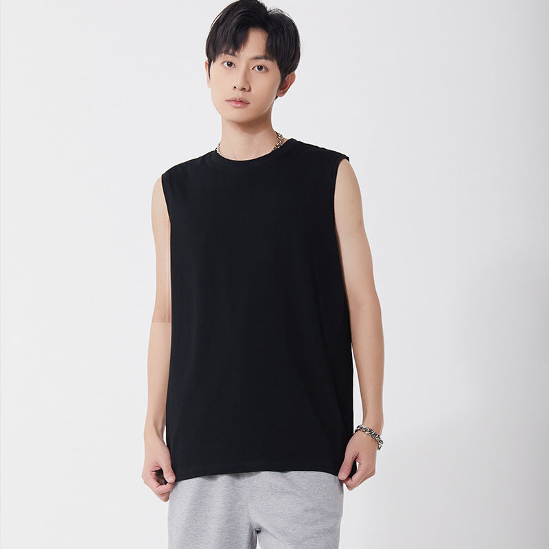 260g Double Yarn Cotton Tank Top for Streetwear