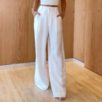 2023 Women's Summer Set with Halter Top and Wide Pants