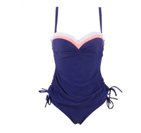 Push-Up Side-Tie One-Piece Swimsuit