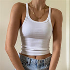 Women's U-Neck Slim Camisole Tank Top