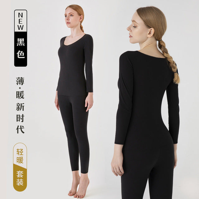 Double-Sided Thermal Underwear Set for Women
