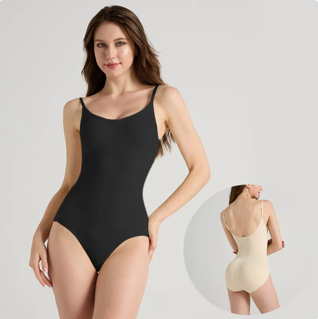 Seamless Tummy-Control Shaping Bodysuit