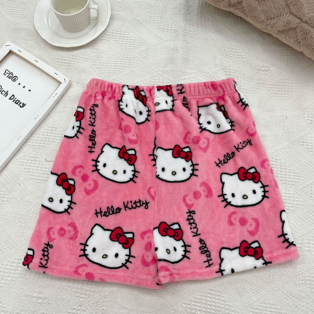 Women's High-Waisted Fleece Shorts - Summer Style