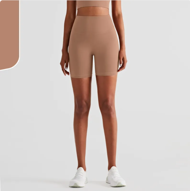 Nude No T-line Hip Lift Yoga Shorts for Women