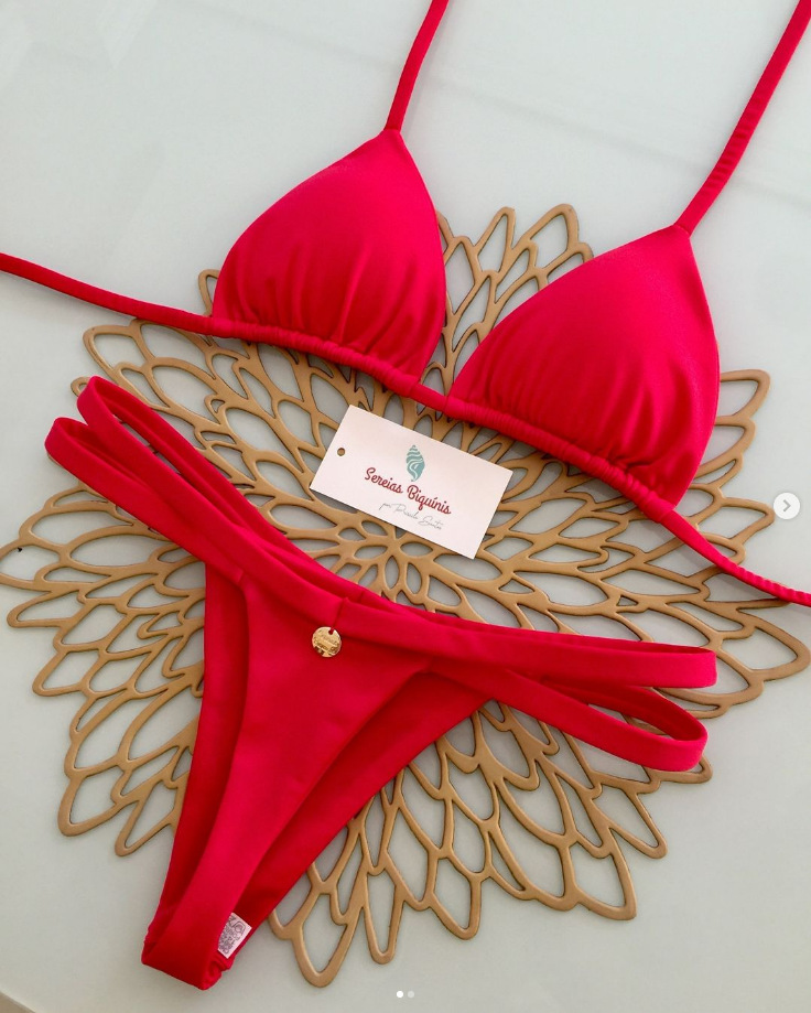 Brazilian Floral Triangle Bikini Set