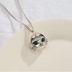 Cat Pendant Punk Necklace