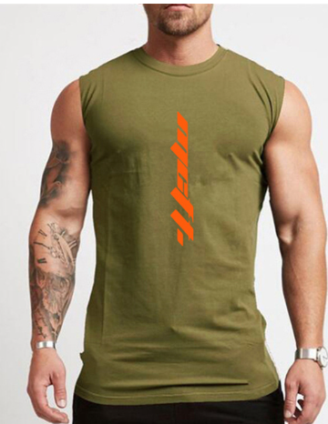 Slim Fit Sleeveless Tank Top for Bodybuilding & Fitness