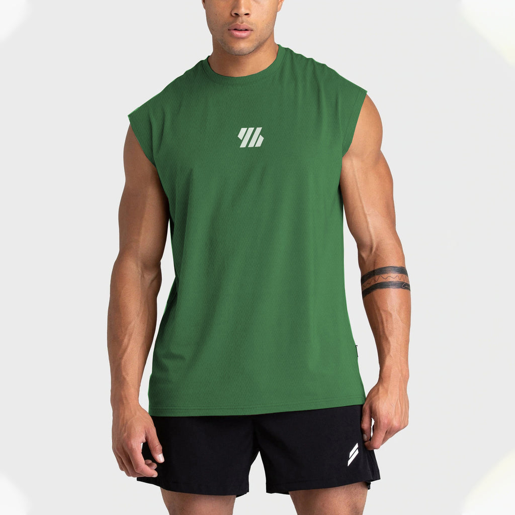 Men's Fitness Tank Top - Loose-Fit Muscle Shirt