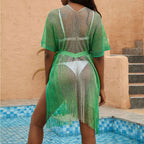 Women's Sun Protection Cover-up with Belt and Split Design